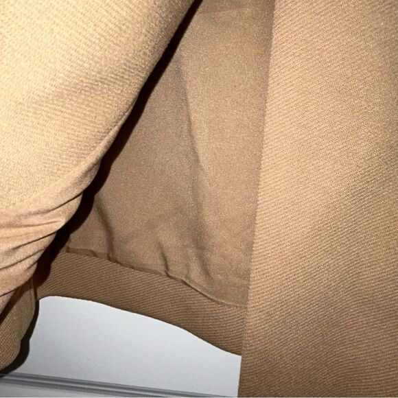 Chico’s Button Front Faux Fur Trim Swing Coat Jacket Chicos - Picture 5 of 6